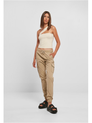 Дамски карго панталон в бежов цвят Urban Classics Ladies Cargo Pants