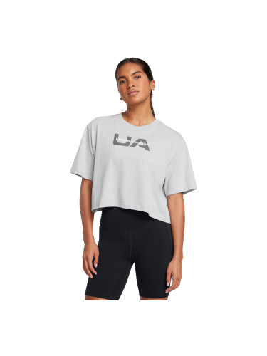 Women's T-shirt Under Armour W BOXY CROP BRANDED SS