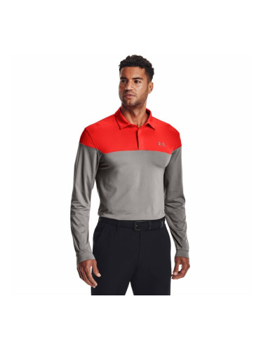 Men's Under Armour LS Playoff Novelty Polo Collar T-shirt