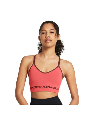 Under Armour UA Seamless Low Long Bra - pink