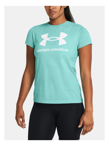 Women's T-shirt Under Armour Live Sportstyle Graphic SSC - green