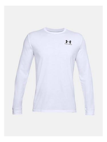 Under Armour SPORTSTYLE LEFT CHEST LS T-shirt - white