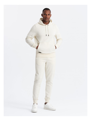 Ombre BASIC men's cotton tracksuit set kangaroo sweatshirt + joggers