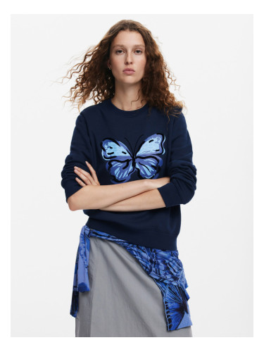 Desigual Butterfly Sweatshirt Sin