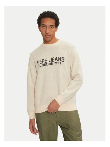 Pepe Jeans Пуловер Cardin PM702466 Екрю Regular Fit