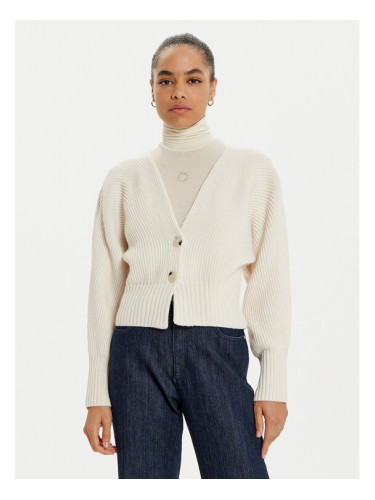 OUI Кардиган 86691 Бял Regular Fit