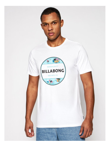 Billabong Тишърт Rotor Fill U1SS63BIF0 Бял Regular Fit