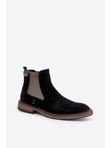 BIG STAR SHOES Велурени ботуши Челси Мъжки Big Star