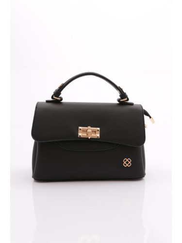 DGN 10011 Women's Lockable Bag Black Black