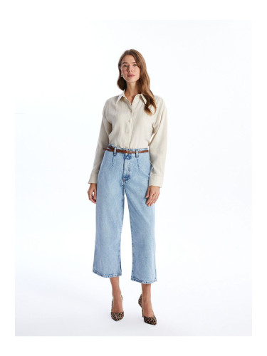 LC Waikiki Lw - Belted Wideleg Women's Jeans