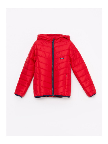 LC Waikiki Basic Girl's Puffer Coat with Hood