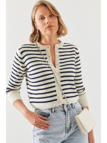 Bianco Lucci Striped Sweater