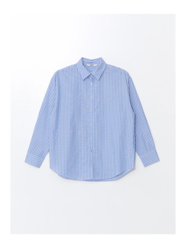 LC Waikiki Striped Oversize Women's Shirt