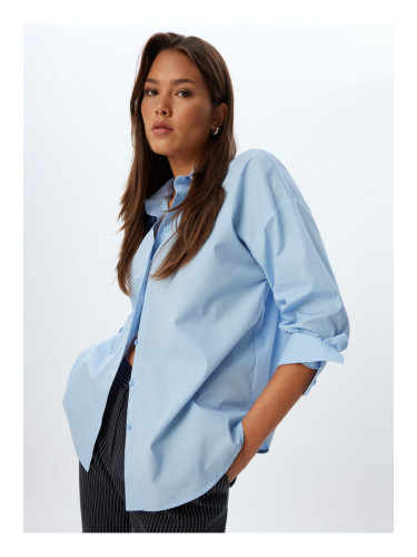 Koton Light Indigo Women's Shirt