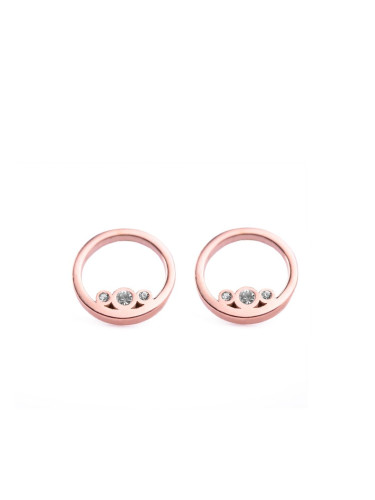 VUCH Ringy Rose Gold Earrings