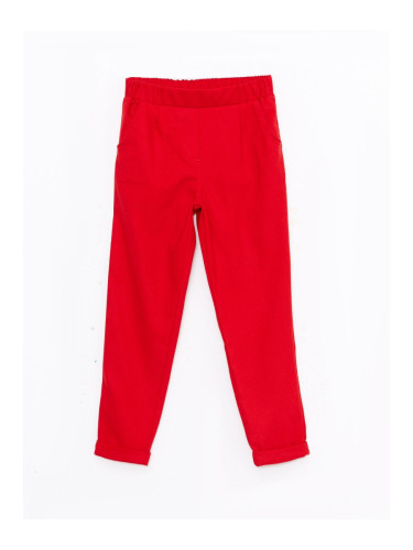 LC Waikiki Basic Girl's Trousers with Elastic Waist