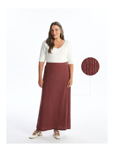 LC Waikiki Lcw Elastic Waist Textured Women's Skirt