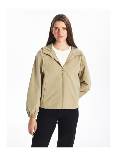 LC Waikiki Lw - Women's Hooded Plain Raincoat