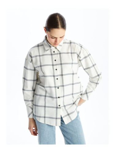 LC Waikiki Plaid Long Sleeve Women's Shirt