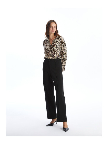 LC Waikiki Lcw Slim Fit Straight Wide Leg Women's Trousers