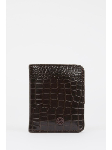 DEFACTO Women's Croco Wallet