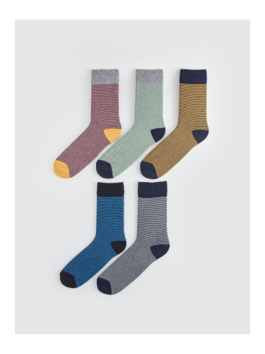 LC Waikiki Patterned Men's Sock Socks 5 Pack