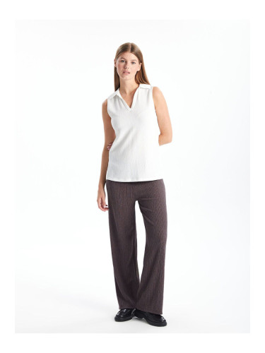 LC Waikiki Lcw Elastic Waist Straight Wide Leg Women's Trousers