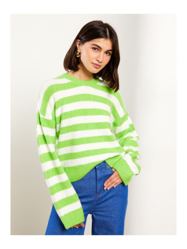 LC Waikiki Crew Neck Striped Long Sleeve Women's Knitwear Sweater