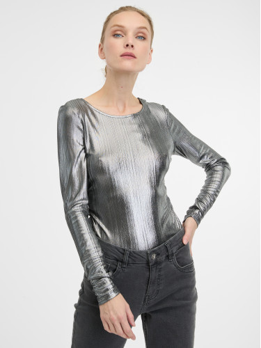 Orsay Silver Women's Long Sleeve T-Shirt - Women's
