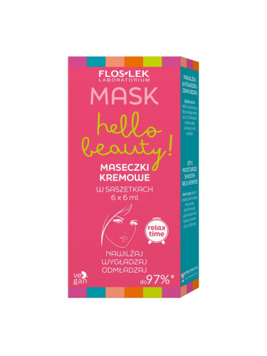 FlosLek Laboratorium Hello beauty! Set подаръчен комплект за нанасяне на маска за лице