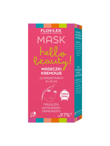 FlosLek Laboratorium Hello beauty! Set подаръчен комплект за нанасяне на маска за лице