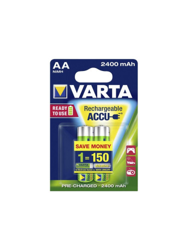 Varta 56706 - 2 бр. акумулаторни батерии AA NiMH 2100mAh 1,2V