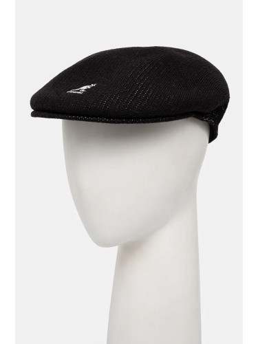 Барета с вълна Kangol Y2K WOOL 504 в черно K3718.BK001