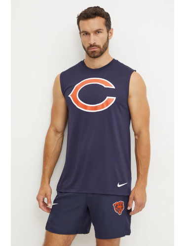 Тениска за трениране Nike Chicago Bears в тъмносиньо 01B3-41L-7Q-RPU