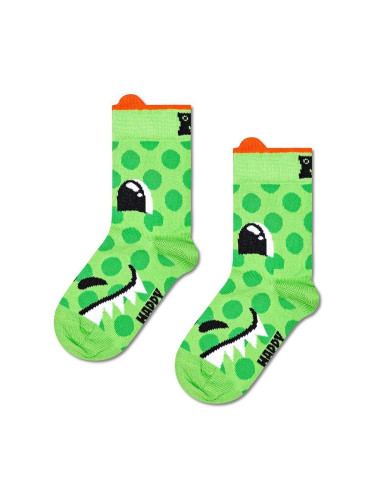 Детски чорапи Happy Socks Kids Dragon Sock в зелено P001435