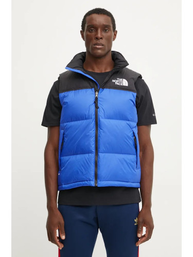 Пухен елек The North Face 1996 Retro Nuptse мъжки в синьо NF0A3JQQCZ61