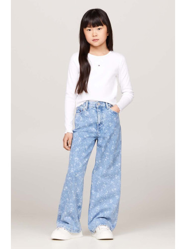 Детски дънки Tommy Hilfiger MABEL FLOWER DENIM KG0KG08016