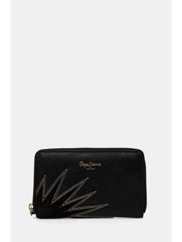 Портмоне Pepe Jeans EDEN WALLET дамски в черно PL070259