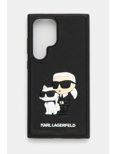 Кейс за телефон Karl Lagerfeld S24 Ultra S928 в черно KLHCS24L3DRKCNK