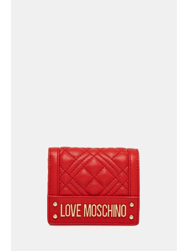 Портмоне Love Moschino дамски в червено JC5601PP0L