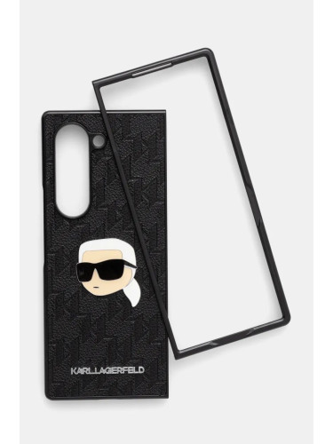 Кейс за телефон Karl Lagerfeld Z Fold6 F956 в черно KLHCZFD6PGKSKIHK