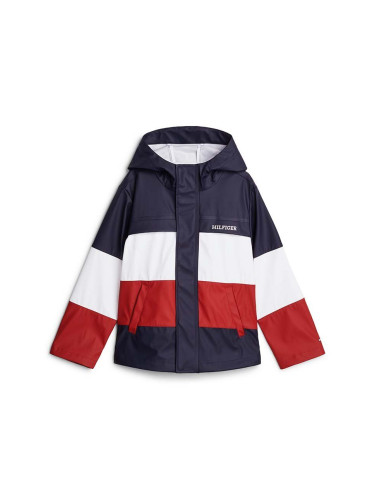 Детско яке Tommy Hilfiger в тъмносиньо KS0KS00566