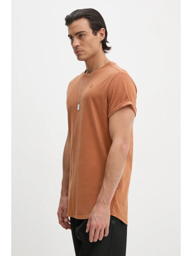 Памучна тениска G-Star x Sofi Tukker в розово с изчистен дизайн