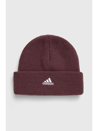 Детска шапка adidas Performance LK BEANIE в лилаво  IY7845