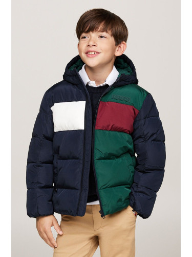 Детско яке Tommy Hilfiger в зелено KB0KB09209