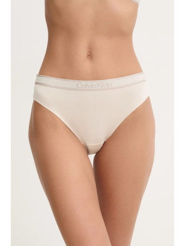 Бикини Calvin Klein Underwear в бежово 000QF7952E