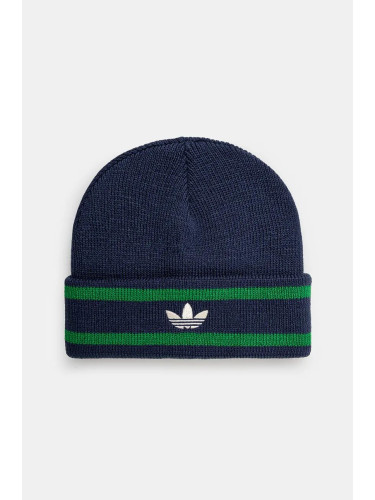 Шапка adidas Originals Beanie в тъмносиньо  JL9569