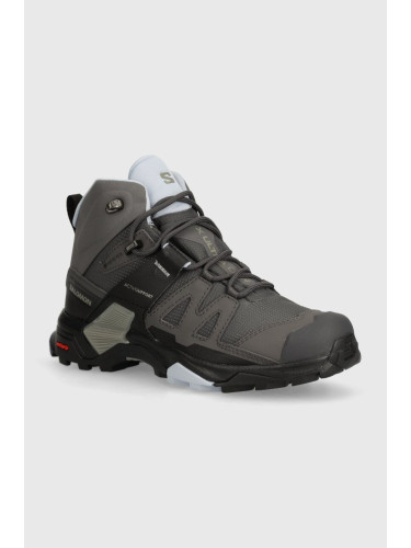 Обувки Salomon X Ultra 4 Mid GTX в сиво L41625000