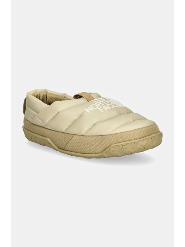 Пантофи The North Face Nuptse Mule в бежово NF0A5G2BPV61