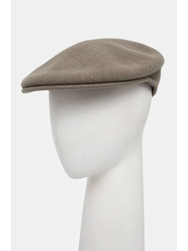 Вълнен каскет Kangol 504 в сиво от вълна 0258BC.WG036